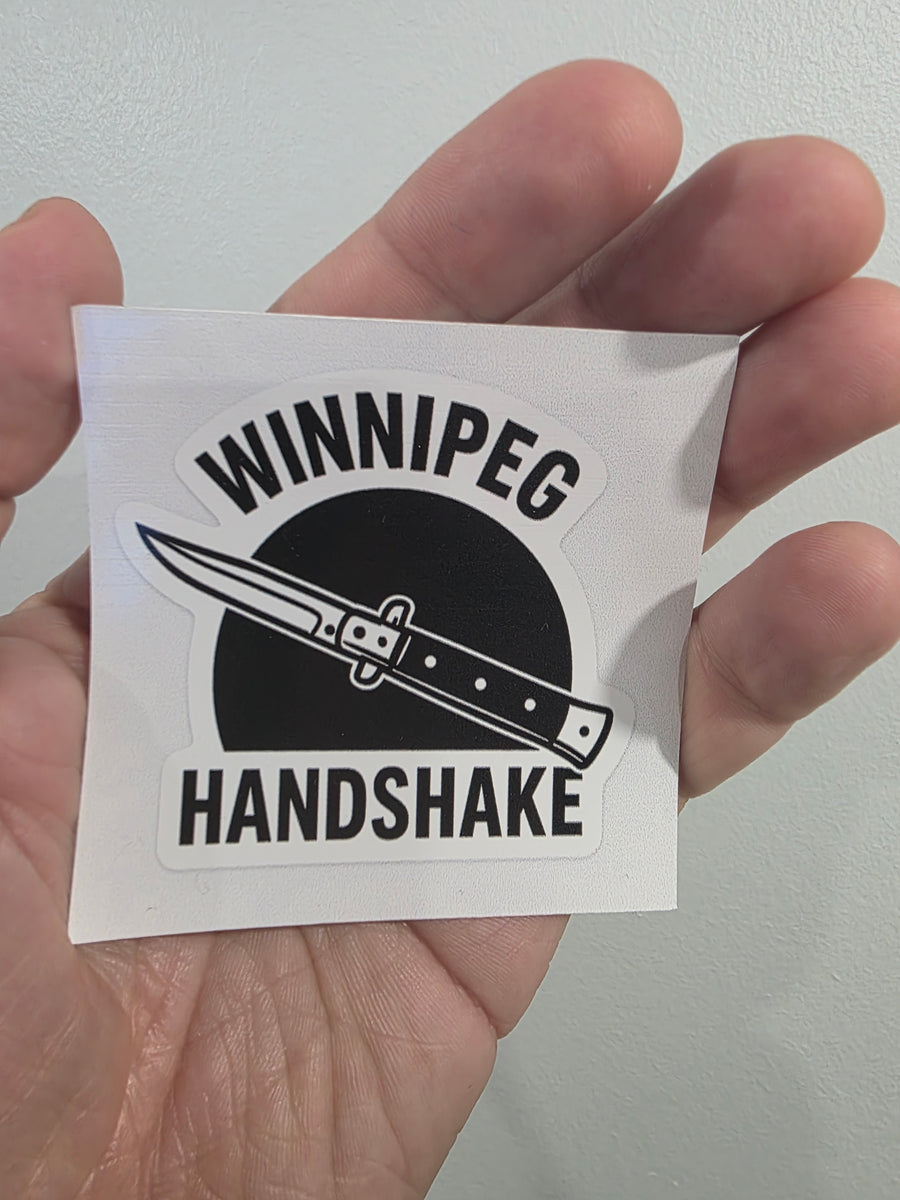 Winnipeg Handshake Stickers